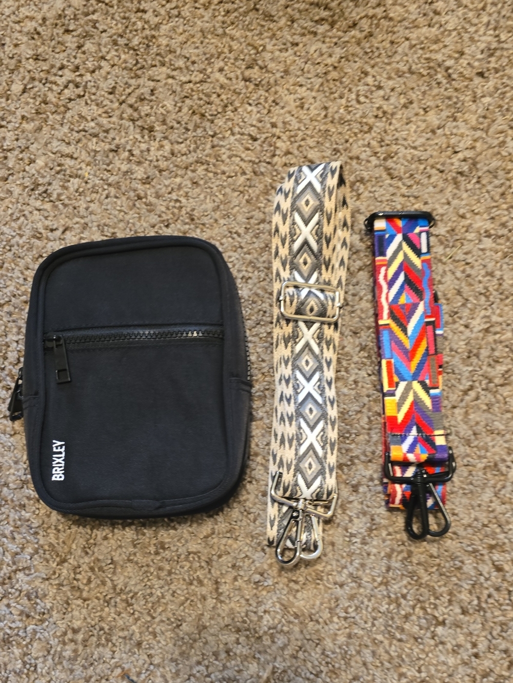 Brixley Black Crossbody Bag - Compact Everyday Carry